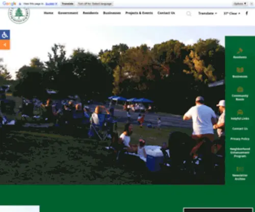 Cityofgreenpark.com(First-Time Homeowner Program) Screenshot