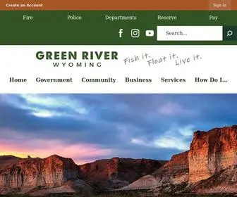 Cityofgreenriver.org(Green River) Screenshot