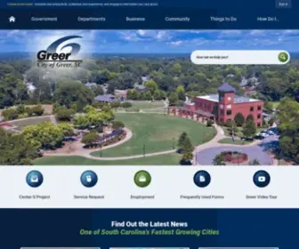 Cityofgreer.org(Greer, SC) Screenshot