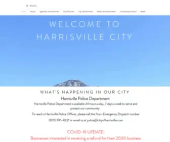 Cityofharrisville.com(Government Entity) Screenshot