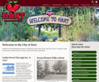 Cityofhart.org(City of Hart) Screenshot