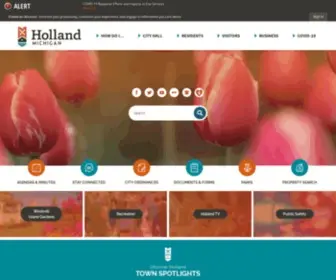 Cityofholland.com(Holland, MI) Screenshot