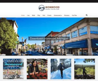 Cityofironwood.org(Find Your North) Screenshot