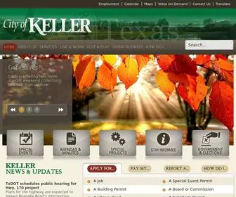Cityofkeller.com(City of Keller) Screenshot