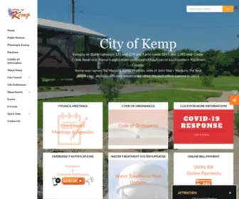 Cityofkemp.org(City of Kemp) Screenshot