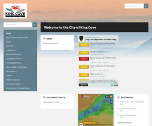 Cityofkingcove.com(City of King Cove) Screenshot