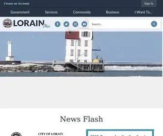 Cityoflorain.org(Lorain, OH) Screenshot
