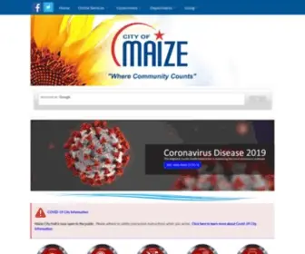 Cityofmaize.org(City of Maize) Screenshot