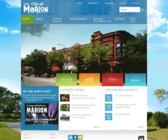 Cityofmarion.org(City of Marion) Screenshot