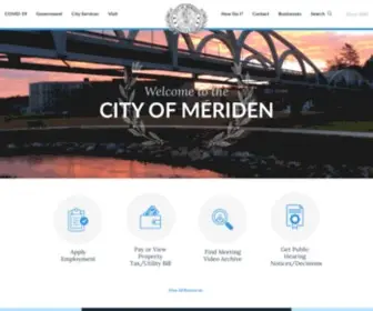 Cityofmeriden.org(The City of Meriden) Screenshot