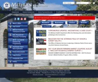 Cityofmethuen.net(Methuen) Screenshot