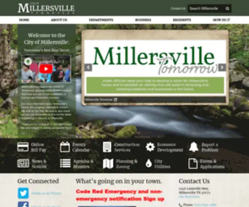 Cityofmillersville.com(Cityofmillersville) Screenshot