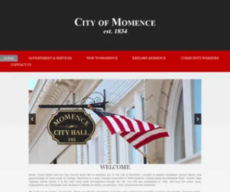 Cityofmomence.com(Cityofmomence) Screenshot