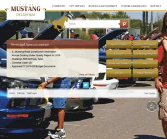 Cityofmustang.org(City of Mustang Oklahoma) Screenshot