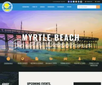 Cityofmyrtlebeach.com(Myrtle Beach) Screenshot