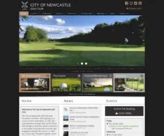 Cityofnewcastlegolfclub.com(A course which) Screenshot