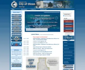 Cityofolean.org(The City of Olean) Screenshot