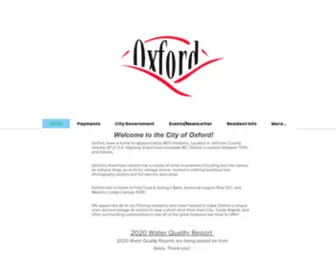 Cityofoxfordiowa.com(Iowa) Screenshot