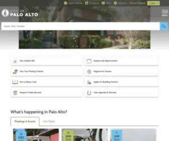 Cityofpaloalto.org(City of Palo Alto) Screenshot