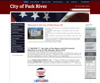 Cityofparkriver.com(City) Screenshot