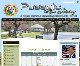 Cityofpassaic.com(City of Passaic) Screenshot