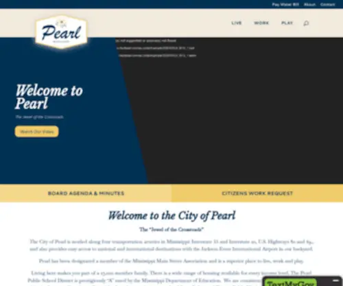 Cityofpearl.com(Pearl) Screenshot