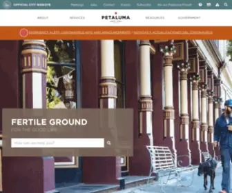Cityofpetaluma.net(The City Of Petaluma Official Website) Screenshot