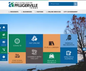 Cityofpflugerville.com(City of Pflugerville) Screenshot