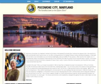 Cityofpocomoke.com(Pocomoke City) Screenshot