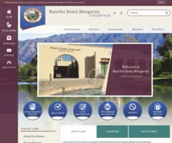 Cityofrsm.org(Rancho Santa Margarita) Screenshot