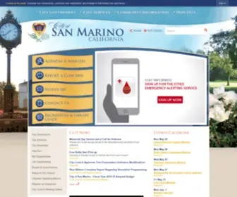 Cityofsanmarino.org(Welcome to the City of San Marino website) Screenshot