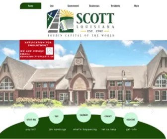 Cityofscott.org(City of Scott) Screenshot