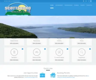 Cityofscottsboro.com(City of Scottsboro) Screenshot