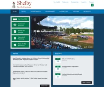 Cityofshelby.com(City of Shelby) Screenshot