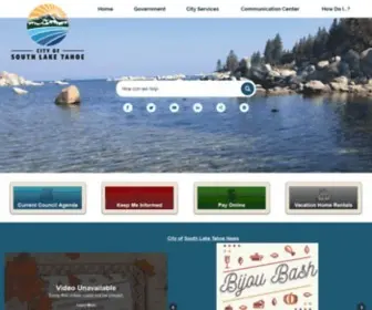 Cityofslt.us(South Lake Tahoe) Screenshot