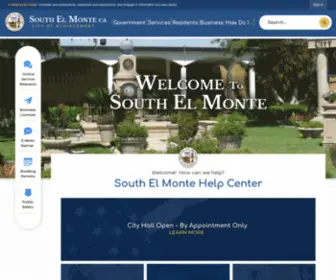 Cityofsouthelmonte.org(South El Monte) Screenshot