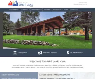 Cityofspiritlake.org(City of Spirit Lake Iowa) Screenshot