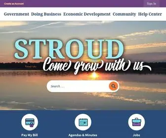 Cityofstroud.com(Stroud, OK) Screenshot