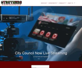 Cityofstruthers.com(Official Site of the City of Struthers) Screenshot