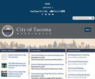 Cityoftacoma.org(The City of Tacoma) Screenshot
