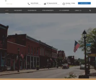 Cityoftaylorsville.com(City of Taylorsville) Screenshot