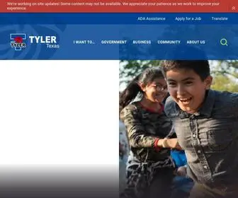 Cityoftyler.org(Tyler, TX) Screenshot