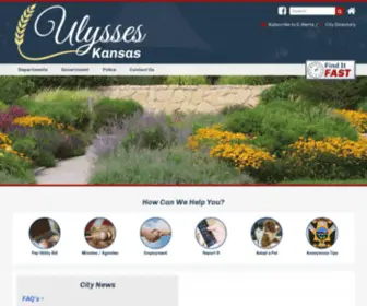 Cityofulysses.com(Ulysses KS) Screenshot