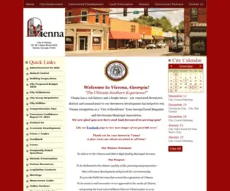 CityofVienna.org(Vienna, GA) Screenshot