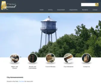 CityofVincental.com(Vincent, AL) Screenshot