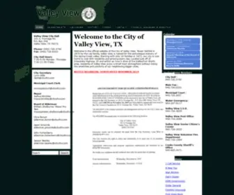 CityofVV.com(City of Valley View) Screenshot