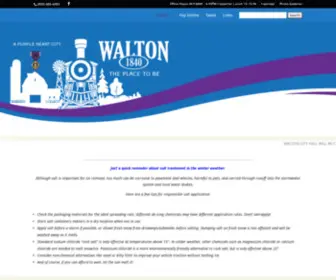 Cityofwalton.org(City of Walton) Screenshot