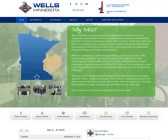 Cityofwells.net(City of Wells Minnesota) Screenshot