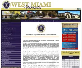 Cityofwestmiamifl.com(City of West Miami) Screenshot