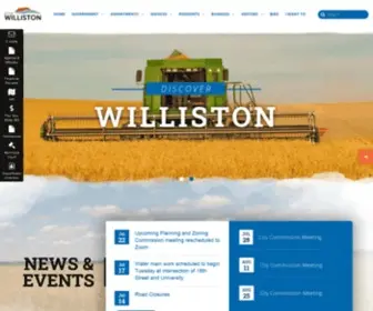 Cityofwilliston.com(Williston, ND) Screenshot